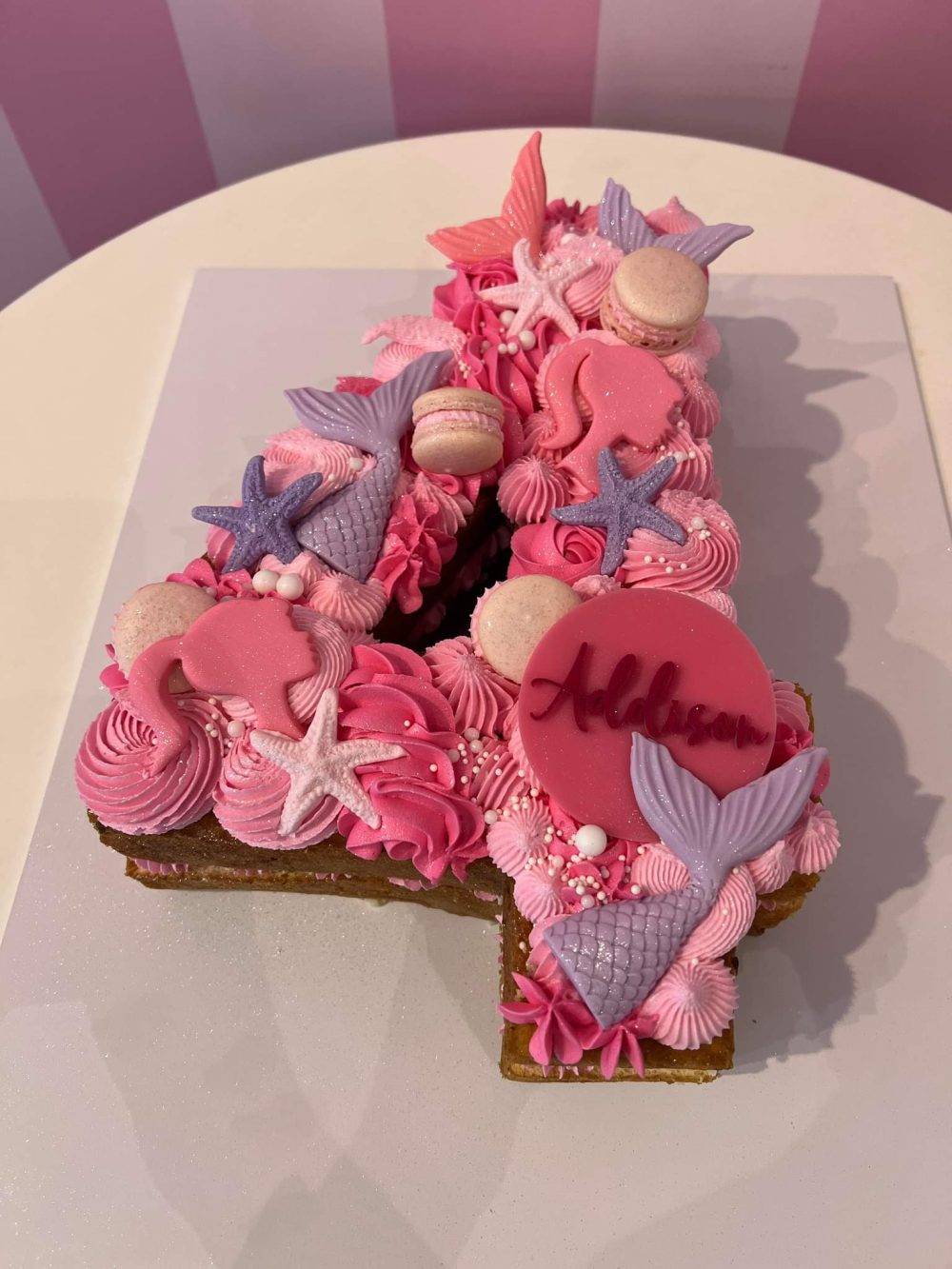 Custom Number Cutout Cake - Image 4