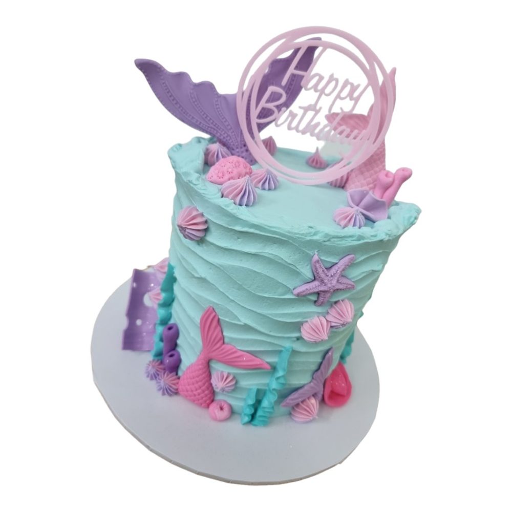 Waves of wonder Mermaid Cake