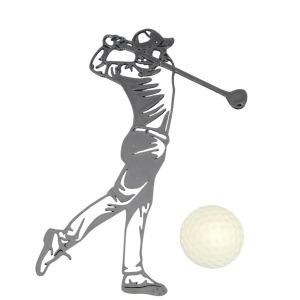 Mad Swing Golfing Cake Topper